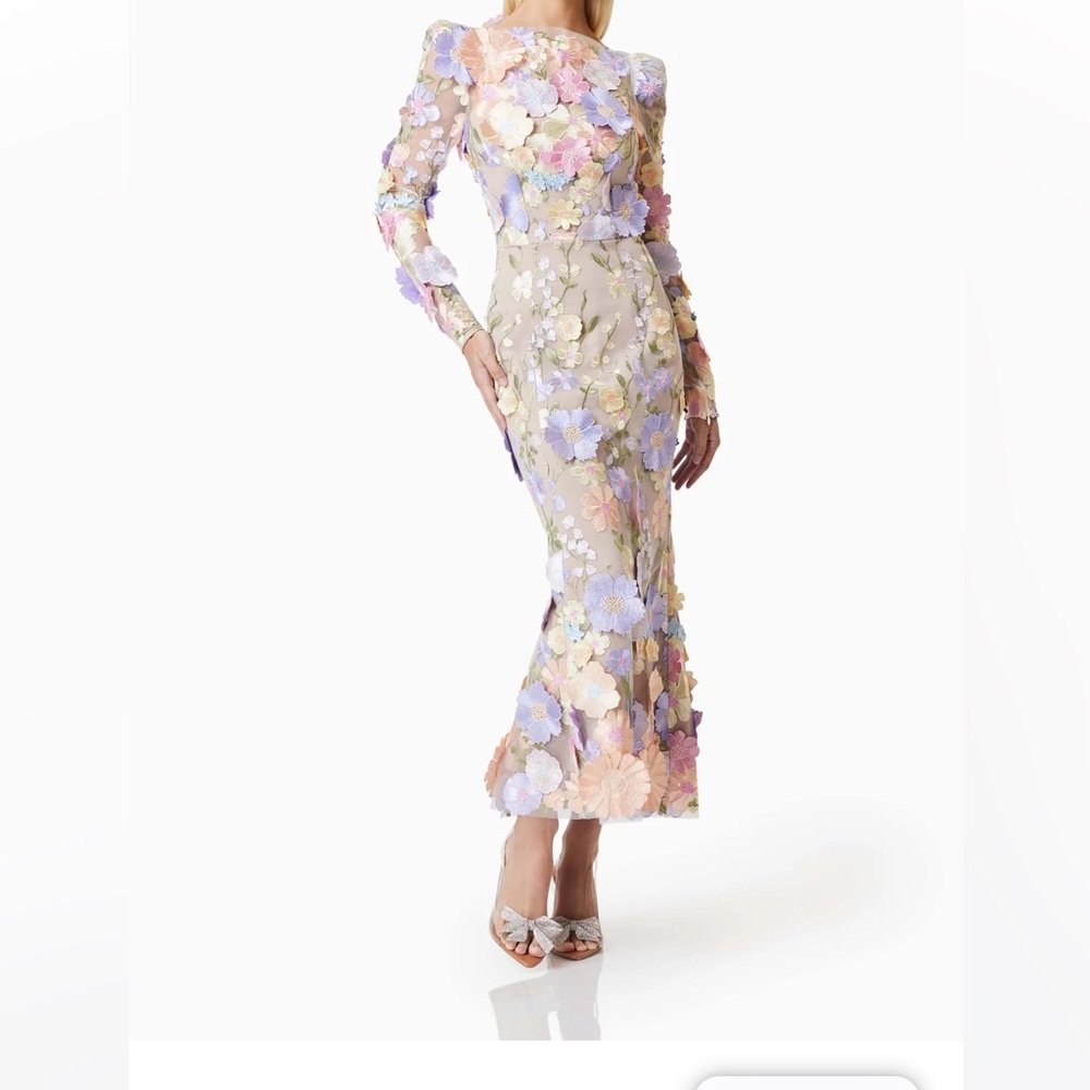 ELLIAT Shannon floral 3D dress. Pastel. WORN ONCE
